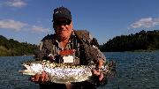 Big lake Rainbow trout, Slovenia fly fishing